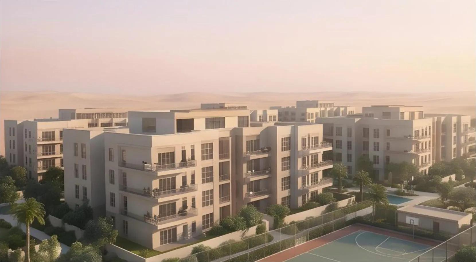 Coming Project, Syria: community aerial view